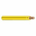 Unified Wire & Cable 12 AWG UL THHN Building Wire, Bare copper, 19 Strand, PVC, 600V, Yellow, Sold by the FT 1219BTHHN-4-2.5M